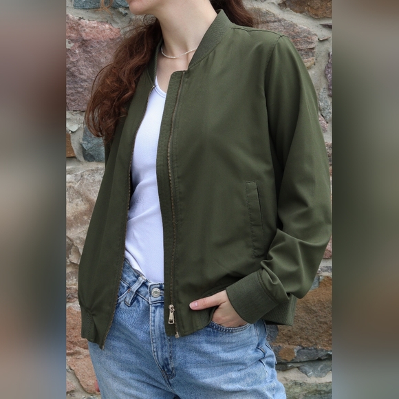 Bomber Zip Up Jacket - Picture 4 of 9